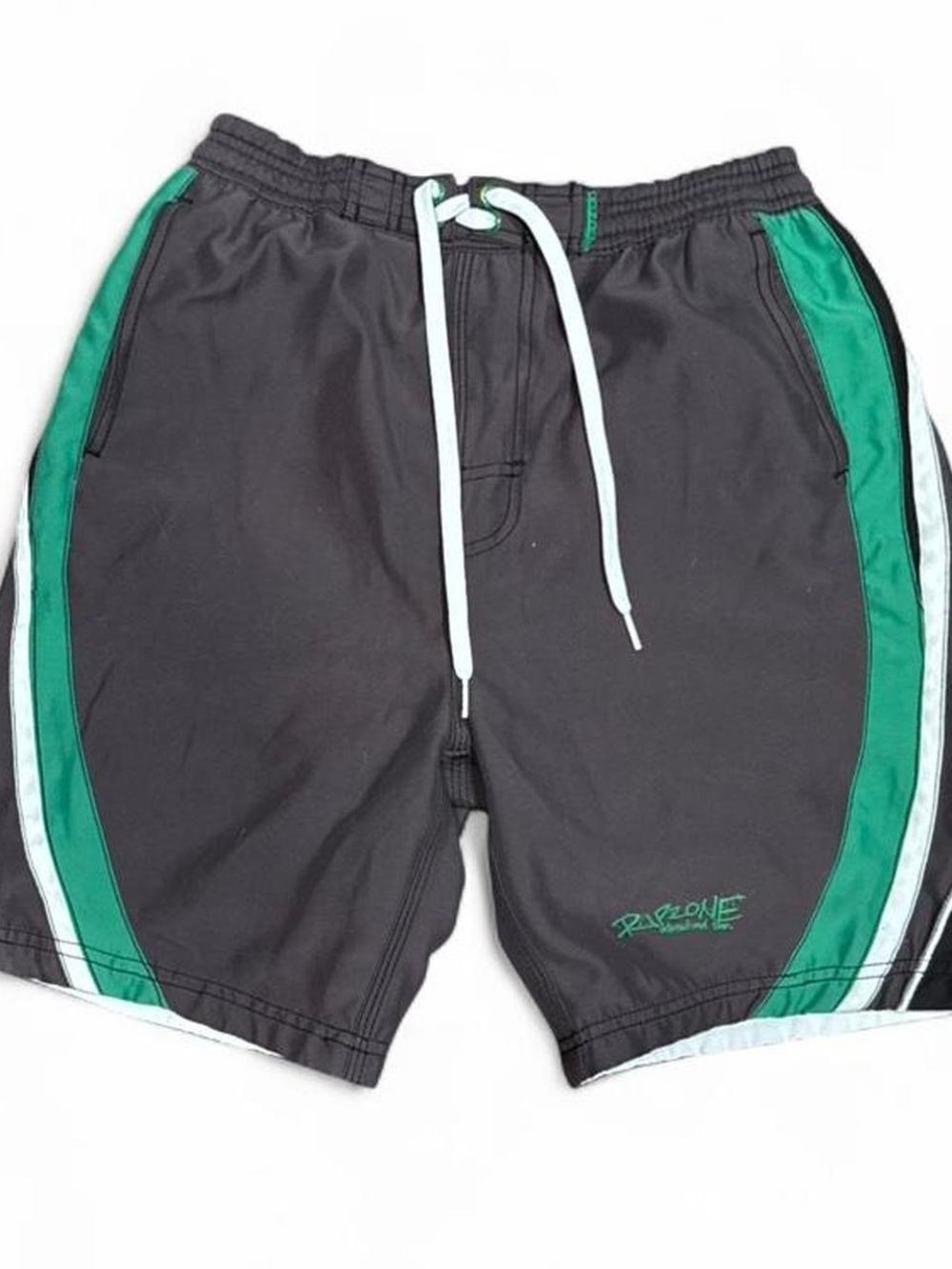 Y2K Ripzone Embroidered Baggy Swim Shorts